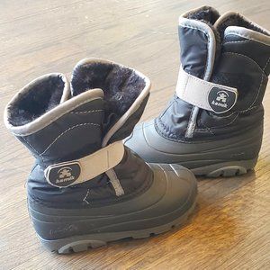 Kamik Little Boys Winter Snow Boots Blk - Size 9 - Like New